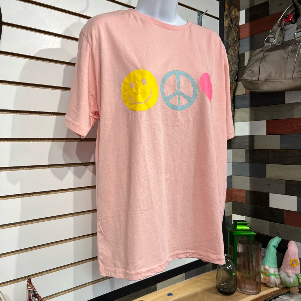 Happiness, Peace, & Love tee - Picture 3 of 7